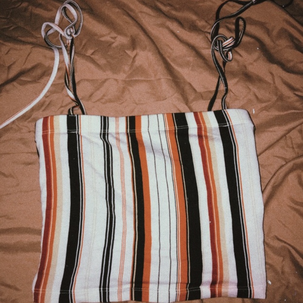 Tube Strap Crop Top✨
